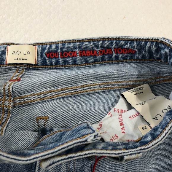 Alice+Olivia AO.LA High Waist Baby Bootcut Jeans - Picture 7 of 7